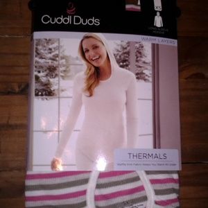 Cuddl Duds Thermals Long Sleeve Hoodie  XS